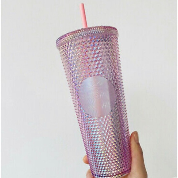 Starbucks Iridescent Sakura 2020 Cold Tumbler Travel Cup Studded - Picture 2 of 7